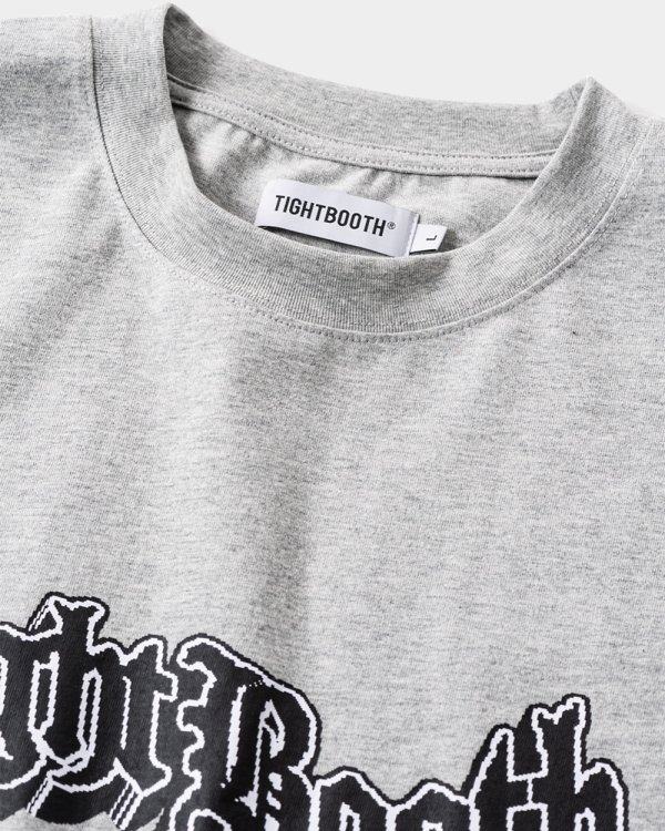画像2: TIGHTBOOTH/3D LOGO S/S T-SHIRT（Heather Grey）［プリントT-25春夏］