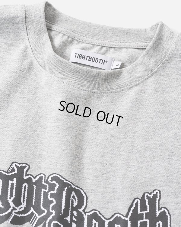 画像2: TIGHTBOOTH/3D LOGO S/S T-SHIRT（Heather Grey）［プリントT-25春夏］