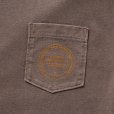 画像4: RATS/PIGMENT DYED POCKET TEE（BROWN）［ピグメント染めポケT-25春夏］ (4)