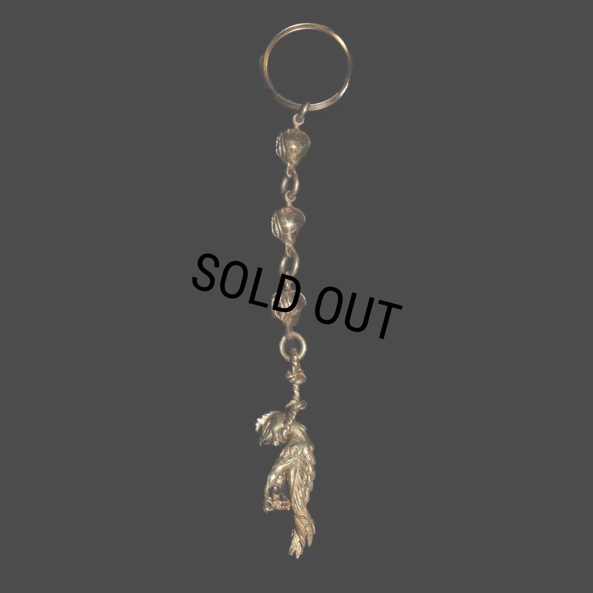 画像1: 【30％OFF】exodus/COCK & PUSSY KEYCHAIN（×D.O.D）（A.GOLD）［キーチェーン-25春夏］ (1)