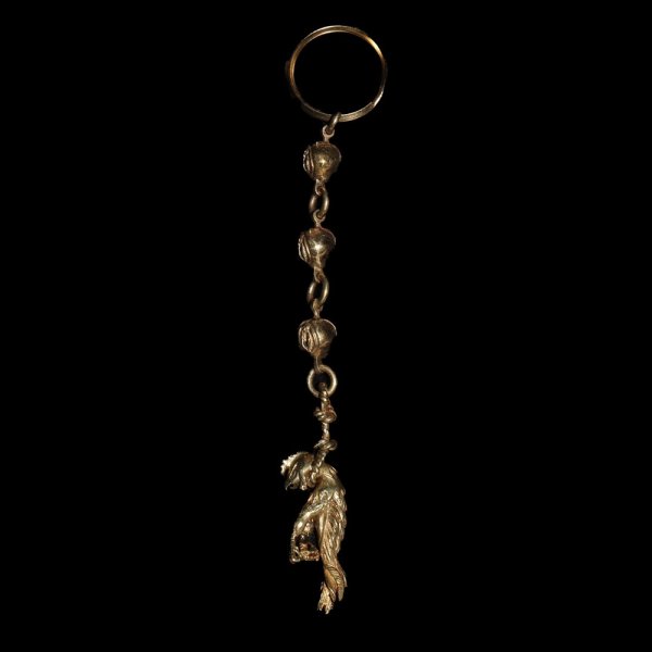 画像1: exodus/COCK & PUSSY KEYCHAIN（×D.O.D）（A.GOLD）［キーチェーン-25春夏］