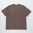 画像2: RATS/PIGMENT DYED POCKET TEE（BROWN）［ピグメント染めポケT-25春夏］ (2)