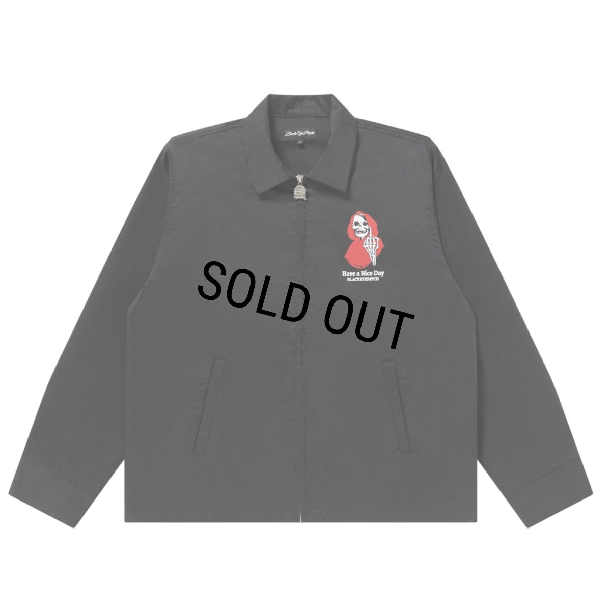 画像2: BlackEyePatch/HAVE A NICE DAY DRIZZLER JACKET（BLACK） (2)