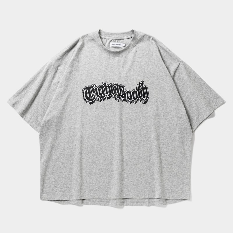画像1: TIGHTBOOTH/3D LOGO S/S T-SHIRT（Heather Grey）［プリントT-25春夏］