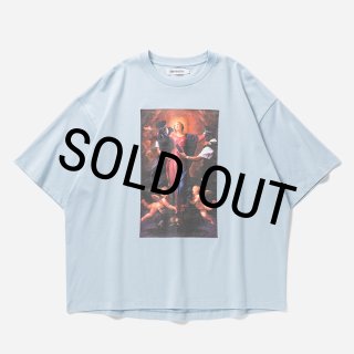 20%OFF】TIGHTBOOTH/POLICE CHECKUP S/S T-SHIRT（Sax）［プリントT-25
