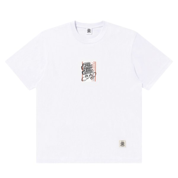 画像1: BlackEyePatch/OG BOY PRIORITY LABEL TEE（WHITE）