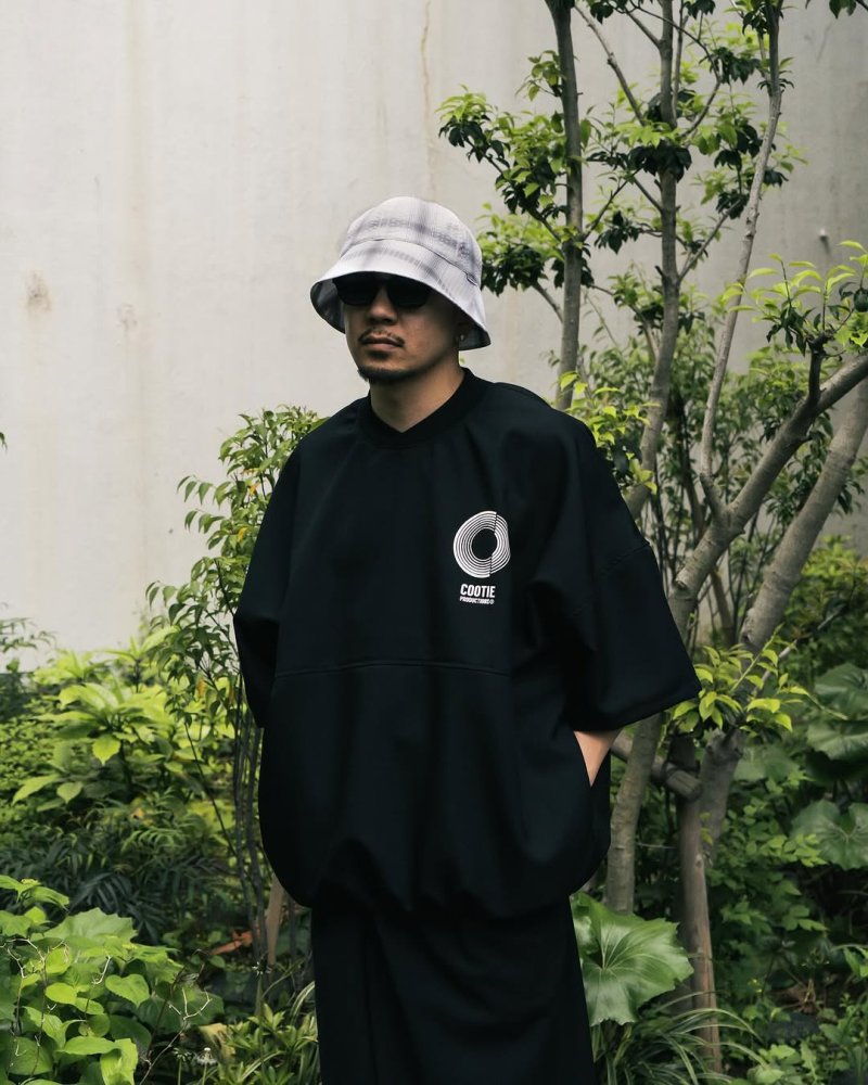 画像3: COOTIE PRODUCTIONS/Polyester Twill S/S Football Top（Black）［フットボールトップ-25春夏］