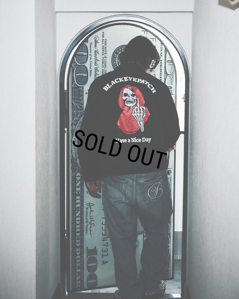 画像4: BlackEyePatch/HAVE A NICE DAY DRIZZLER JACKET（BLACK） (4)