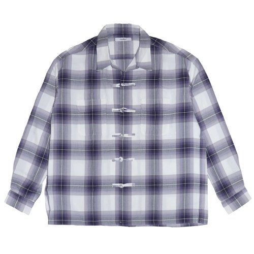 他の写真1: exodus/OMBRE CHECK ORIENTAL SHIRT（PURPLE）［オンブレチェックオリエンタルシャツ-25春夏］