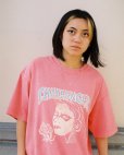 画像2: CHALLENGER/PUNK GIRL TEE（LT CHERRY）［ピグメント染めプリントT-25春夏］ (2)