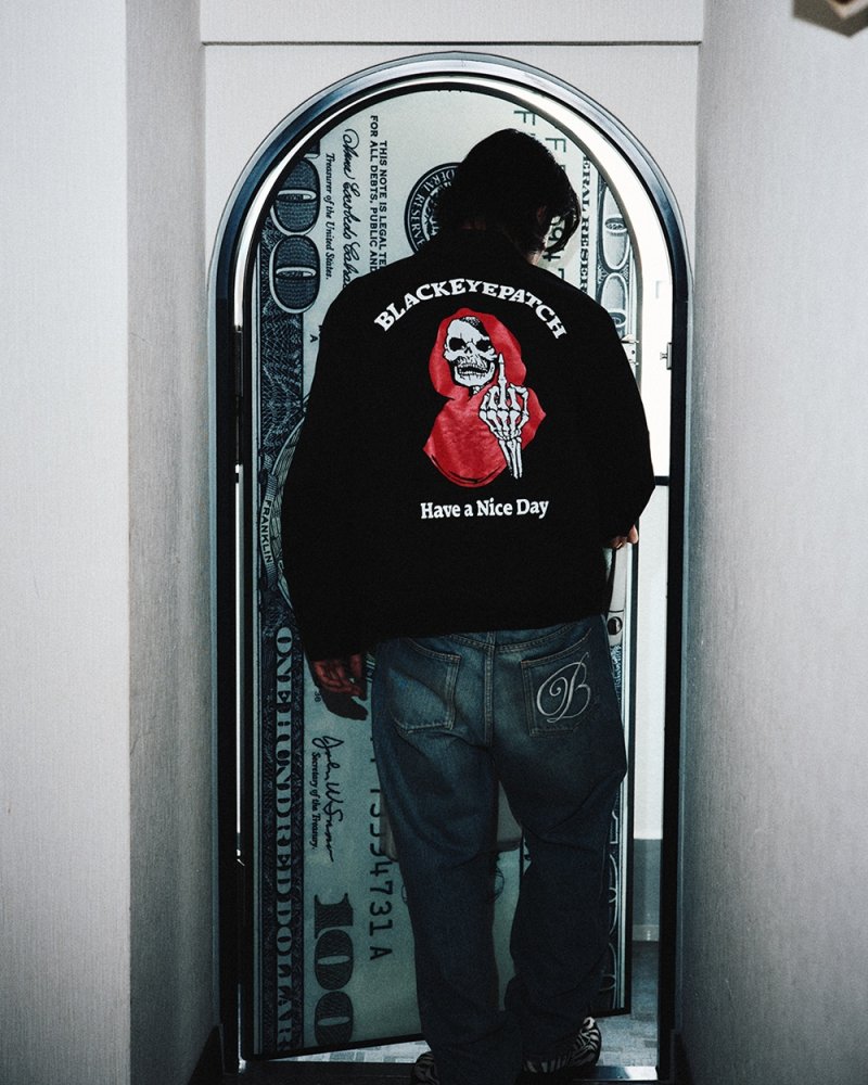 画像3: BlackEyePatch/HAVE A NICE DAY DRIZZLER JACKET（BLACK）