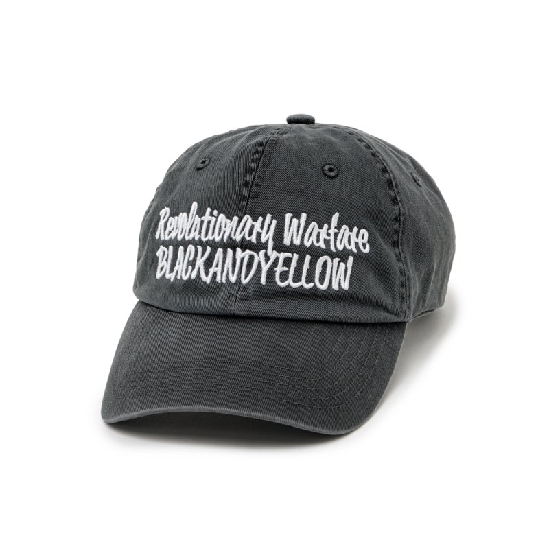 画像1: RATS/PIGMENT DYED DAD CAP（BLACK）［ピグメント染めダッドキャップ-25春夏］