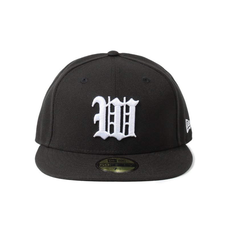 画像1: WACKO MARIA/NEW ERA / 59FIFTY（BLACK/WHITE）［59FIFTYキャップ-25春夏］