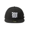 画像1: WACKO MARIA/NEW ERA / 59FIFTY（BLACK/WHITE）［B.Bキャップ-25春夏］ (1)