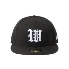 画像1: WACKO MARIA/NEW ERA / 59FIFTY（BLACK/WHITE）［59FIFTYキャップ-25春夏］ (1)