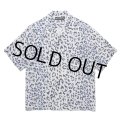 WACKO MARIA/LEOPARD HAWAIIAN SHIRT（GRAY）［レオパードハワイアンシャツ-25春夏］