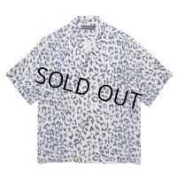 WACKO MARIA/LEOPARD HAWAIIAN SHIRT（GRAY）［レオパードハワイアンシャツ-25春夏］
