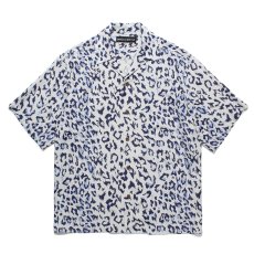 画像1: WACKO MARIA/LEOPARD HAWAIIAN SHIRT（GRAY）［レオパードハワイアンシャツ-25春夏］ (1)