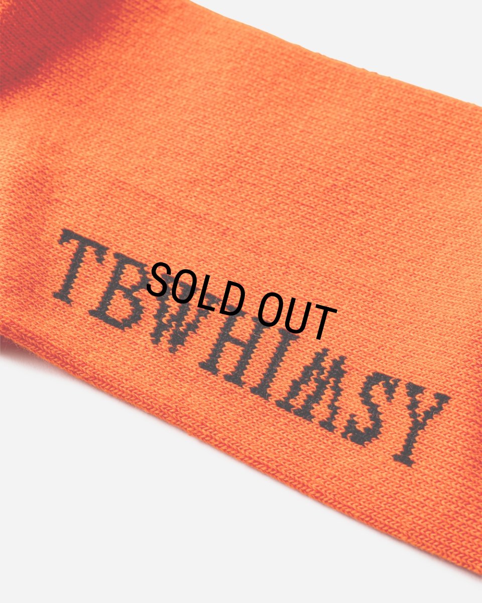 画像5: TIGHTBOOTH/LABEL LOGO SOCKS（Orange）［ラベルロゴソックス-25春夏］ (5)