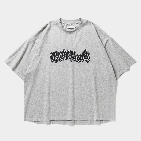 画像1: TIGHTBOOTH/3D LOGO S/S T-SHIRT（Heather Grey）［プリントT-25春夏］