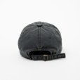 画像2: RATS/PIGMENT DYED DAD CAP（BLACK）［ピグメント染めダッドキャップ-25春夏］ (2)