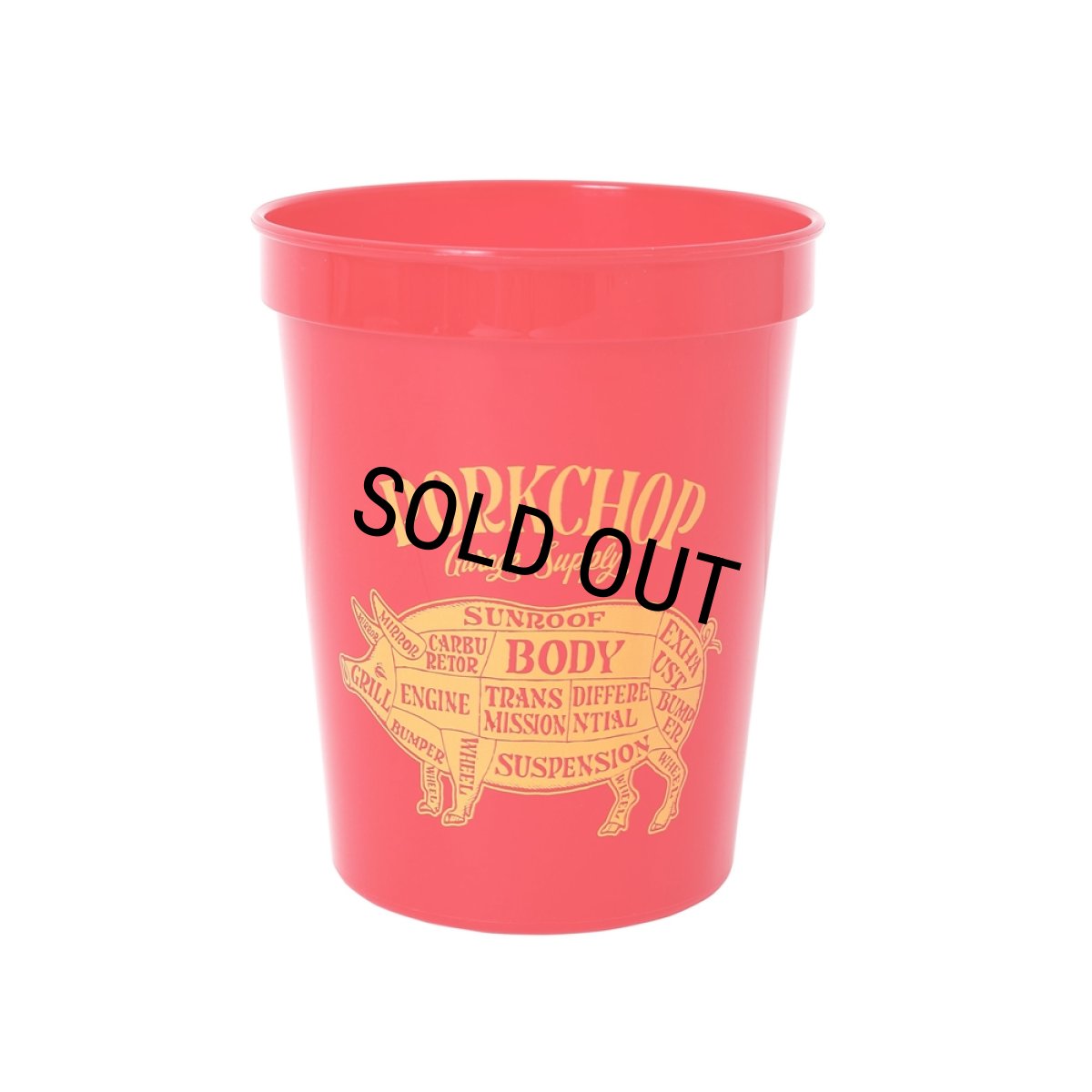 画像4: PORKCHOP/PORK STADIUM CUPS（4色1セット）［スタジアムカップ4色1セット-25春夏］ (4)