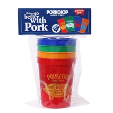 画像2: PORKCHOP/PORK STADIUM CUPS（4色1セット）［スタジアムカップ4色1セット-25春夏］ (2)