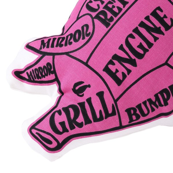 画像3: PORKCHOP/PORK CUSHION（PNK/BLK）［ポーククッション-25春夏］