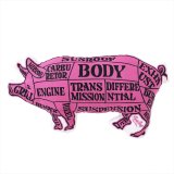 PORKCHOP/PORK CUSHION（PNK/BLK）［ポーククッション-25春夏］