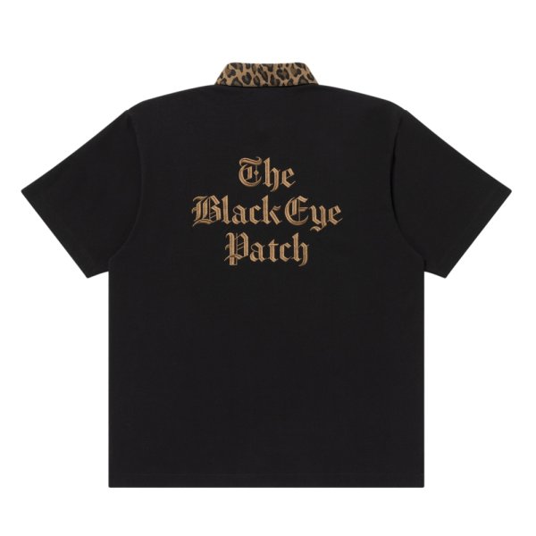 画像2: BlackEyePatch/BEP TIMES LEOPARD COLLARED RUGBY SHIRT（BLACK）