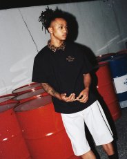 画像3: BlackEyePatch/BEP TIMES LEOPARD COLLARED RUGBY SHIRT（BLACK） (3)