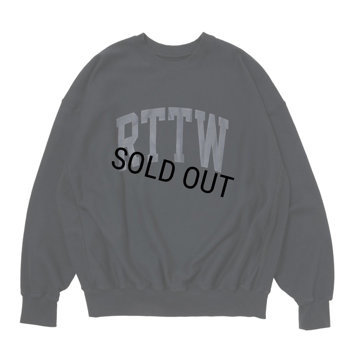 画像1: 【30％OFF】ROTTWEILER/R9 RTTW SWEATER（BLACK）［クルーネックスウェット-25秋冬］ (1)