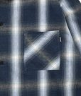 画像4: 【25秋冬ご予約受付中！25年9月入荷予定】ROTTWEILER/R9 OMBRE CHECK SHIRT（BLUE）［オンブレチェックシャツ-25秋冬］ (4)