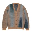 画像1: 【25秋冬ご予約受付中！25年10月入荷予定】ROTTWEILER/R9 PAINTED CARDIGAN（BEIGE）［モヘアカーディガン-25秋冬］ (1)