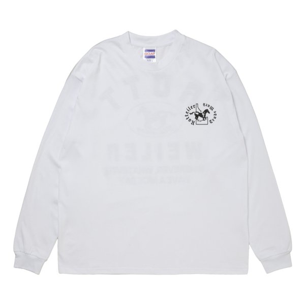 画像2: 【25秋冬ご予約受付中！25年8月入荷予定】ROTTWEILER/HORSE LS TEE（WHITE）［プリント長袖T-25秋冬］