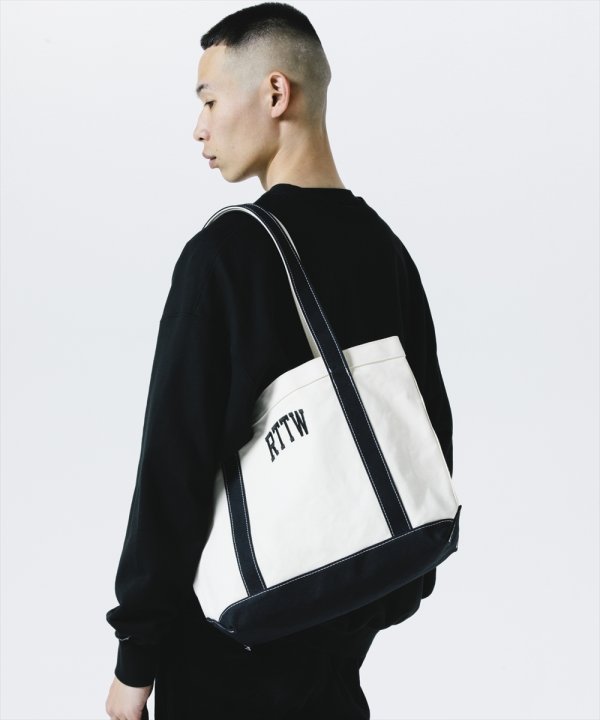 画像3: 【25秋冬ご予約受付中！25年8月入荷予定】ROTTWEILER/RTTW TOTE BAG（BLACK）［トートバッグ-25秋冬］