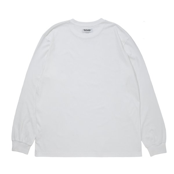 画像2: 【25秋冬ご予約受付中！25年8月入荷予定】ROTTWEILER/R9 BASIC LS TEE（WHITE）［プリント長袖T-25秋冬］