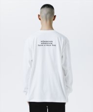 画像7: ROTTWEILER/R9 PHOTO LS TEE（WHITE）［プリント長袖T-25秋冬］ (7)