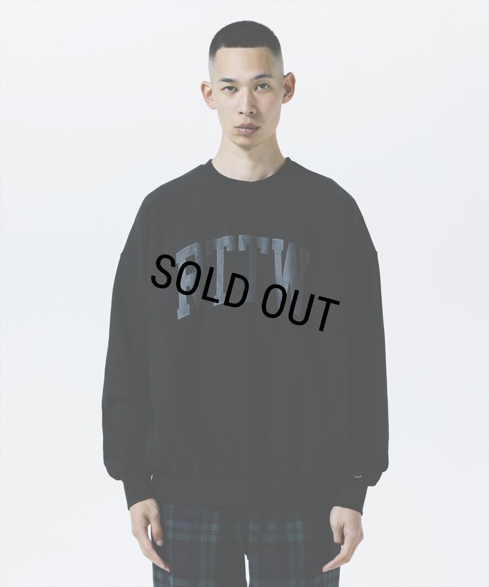 画像6: 【30％OFF】ROTTWEILER/R9 RTTW SWEATER（BLACK）［クルーネックスウェット-25秋冬］ (6)