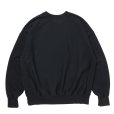 画像2: 【25秋冬ご予約受付中！25年9月入荷予定】ROTTWEILER/R9 LOGO SWEATER（BLACK）［クルーネックスウェット-25秋冬］ (2)