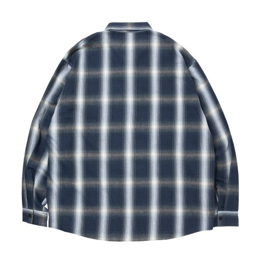 他の写真2: 【25秋冬ご予約受付中！25年9月入荷予定】ROTTWEILER/R9 OMBRE CHECK SHIRT（BLUE）［オンブレチェックシャツ-25秋冬］