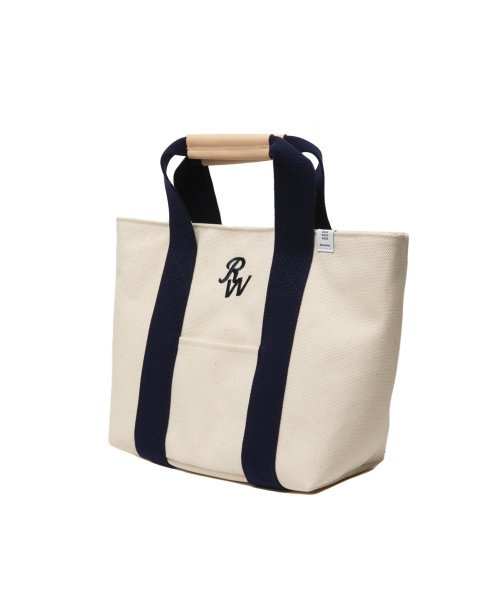 他の写真2: 【25秋冬ご予約受付中！25年8月入荷予定】ROTTWEILER/CANVAS TOTE BAG SMALL（WHITE/NAVY）［トートバッグスモール-25秋冬］