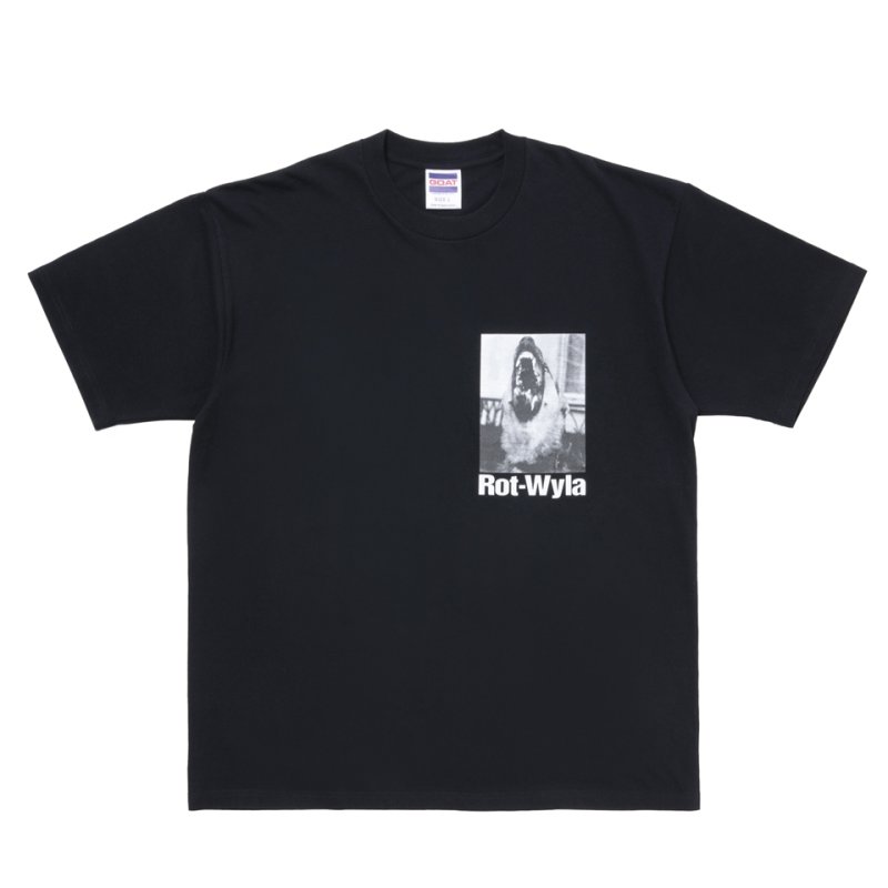 画像1: ROTTWEILER/DOG PHOTO TEE（BLACK）［プリントT-25秋冬］