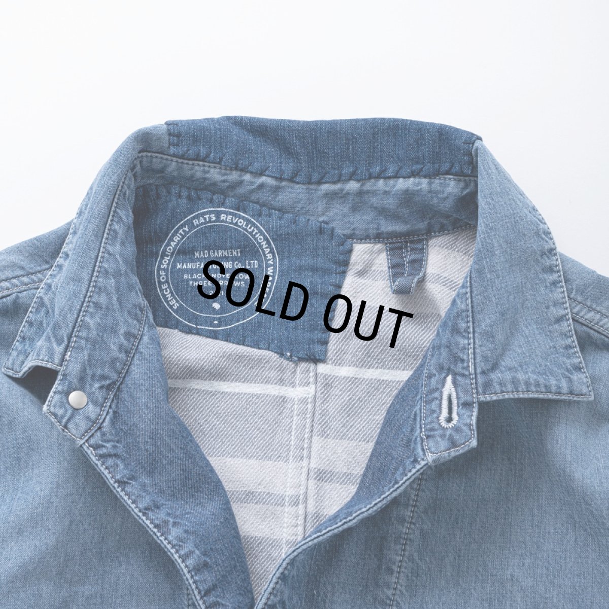 画像4: RATS/40's DENIM COVERALL（INDIGO）［40'sデニムカバーオール-25春夏］ (4)