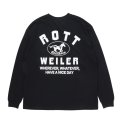 ROTTWEILER/HORSE LS TEE（BLACK）［プリント長袖T-25秋冬］