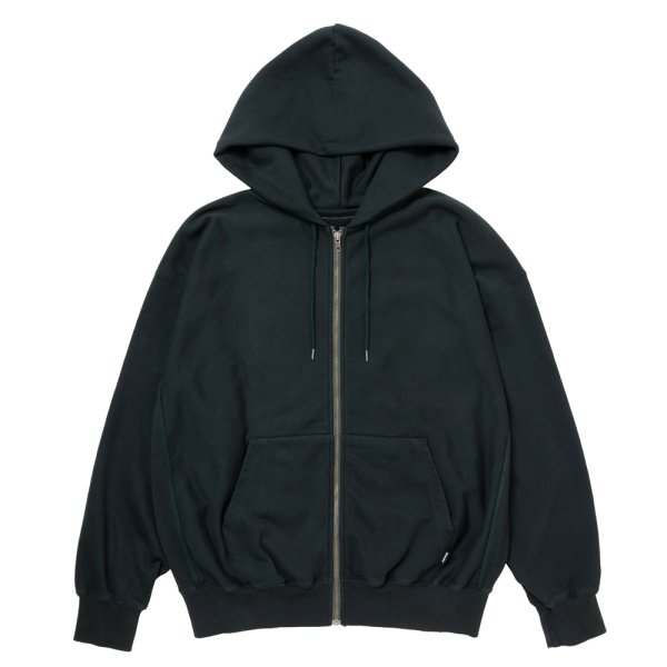画像1: 【25秋冬ご予約受付中！25年10月入荷予定】ROTTWEILER/R9 BASIC ZIP PARKA（DARK GREEN）［ジップアップパーカー-25秋冬］