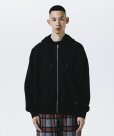 画像3: 【25秋冬ご予約受付中！25年10月入荷予定】ROTTWEILER/R9 BASIC ZIP PARKA（BLACK）［ジップアップパーカー-25秋冬］ (3)