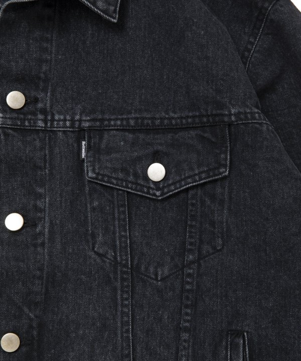 画像4: 【25秋冬ご予約受付中！25年9月入荷予定】ROTTWEILER/R9 DENIM JACKET（BLACK）［デニムJKT-25秋冬］