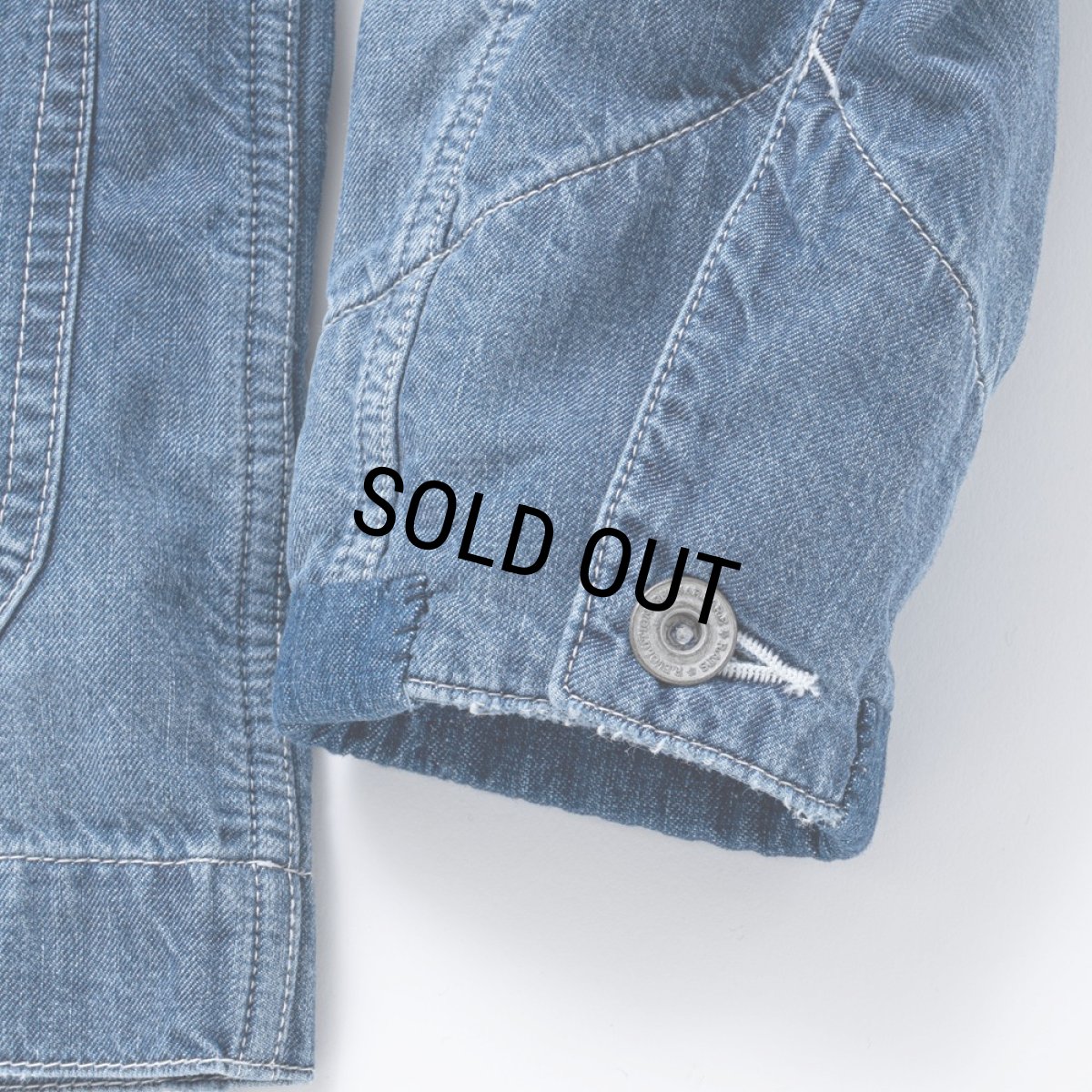 画像6: RATS/40's DENIM COVERALL（INDIGO）［40'sデニムカバーオール-25春夏］ (6)