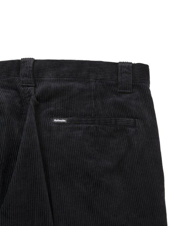 画像3: 【25秋冬ご予約受付中！25年10月入荷予定】ROTTWEILER/R9 CORDUROY PANTS（BLACK）［コーデュロイパンツ-25秋冬］